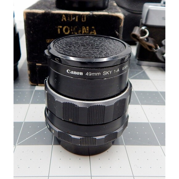 Minola Pentax 35mm Body Only Cameras Takumar Vivitar Hanimex-Praktica Lens Lot - Picture 4 of 16